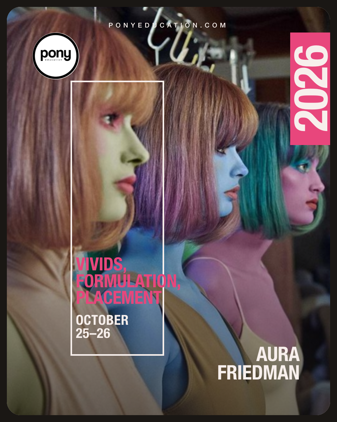 Aura Friedman: Two-Day Color Intensive — October 25–26, 2026