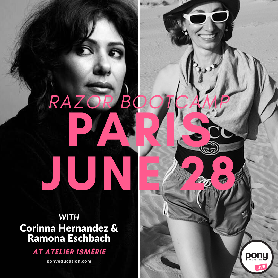 Razor Cutting + Hand Drying — Paris | Corinna Hernandez × Ramona Eschbach